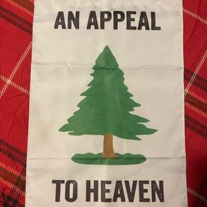 Garden Flag with 'An Appeal to Heaven' Text
